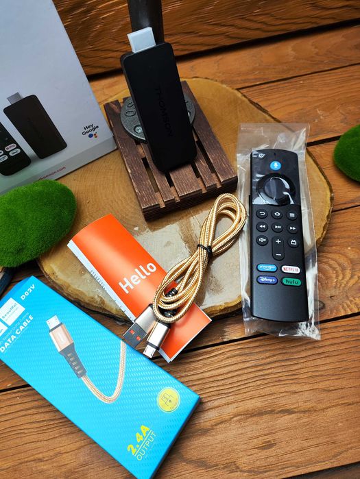 Thomson Streaming Stick 140M 4K 8 GB Android 14 Google TV Dolby Atmos IPTV Chromecast Miracast