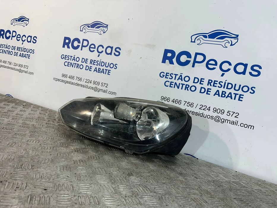 Oticas Farol Frente Frontal Esquerda Original VW Volkswagen Golf 6 VI