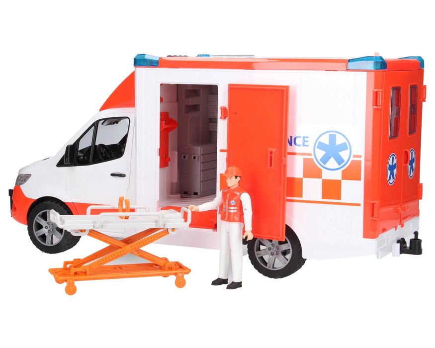 Bruder 02676 karetka ambulans z ratownikiem dźwięk