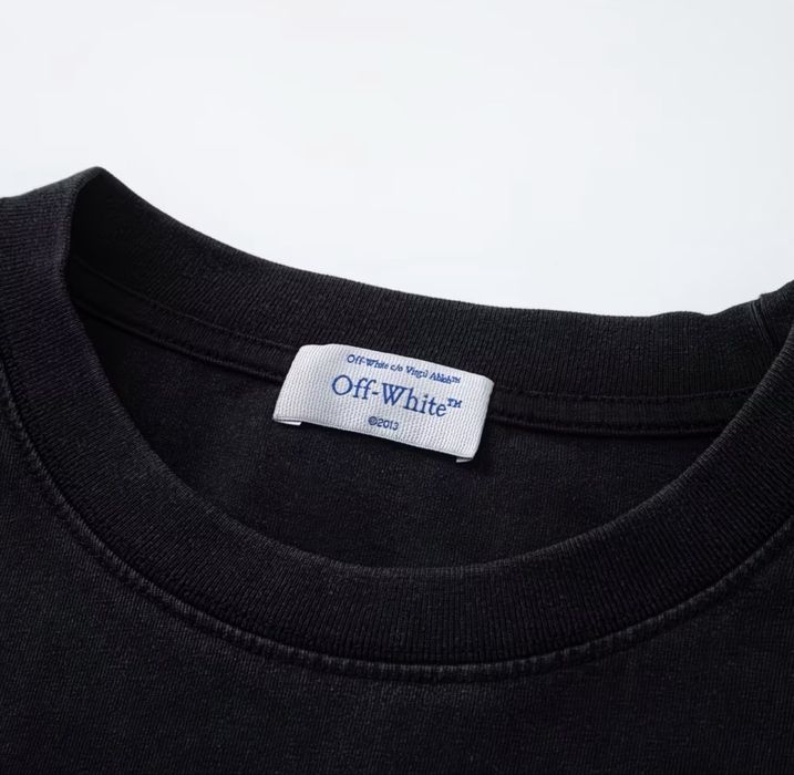 Футболка Off - White чорний  колір в розмірі L