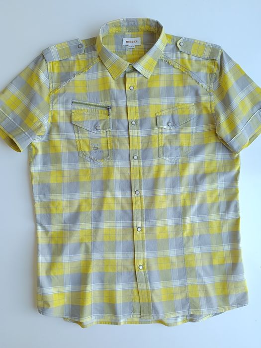 Оригинальная рубашка Diesel с коротким рукавом р-р L-XL