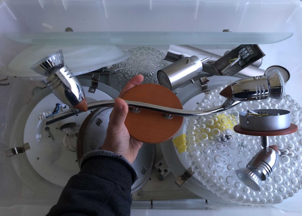 Conjunto Diverso de Candeeiros de Teto