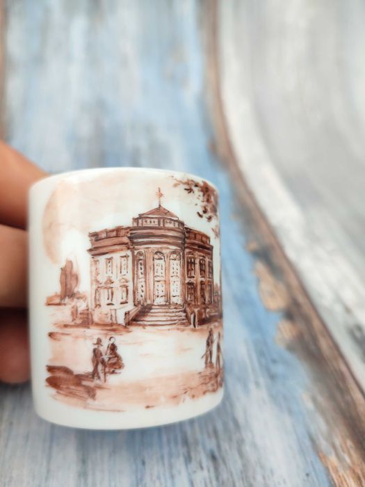 Porcelanowa filiżanka Thomas - Rosenthal - ręcznie malowana