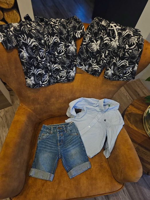 92 98 zestaw lato chlopiec spodenki