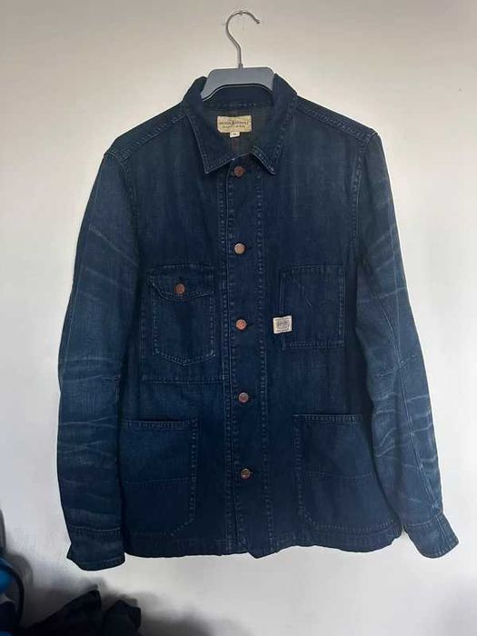 Denim & Supply Ralph Lauren Chore Jacket Barn Coat Utility Blue Denim