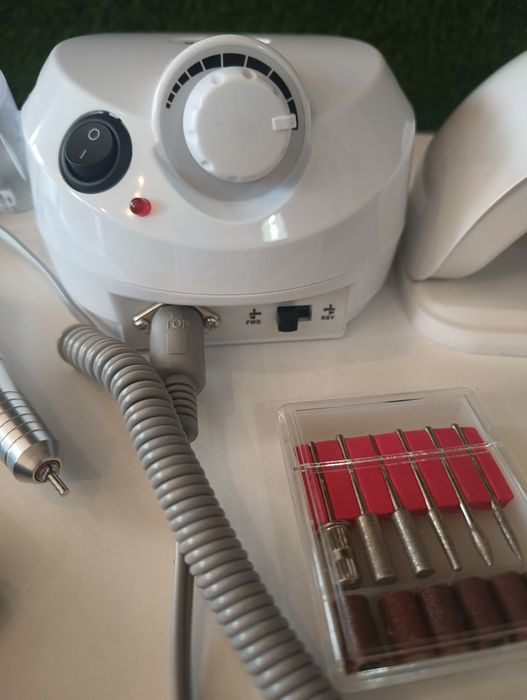 Zestaw do robienia paznokci, lampa, frezarka, manicure, hybryda, żel
