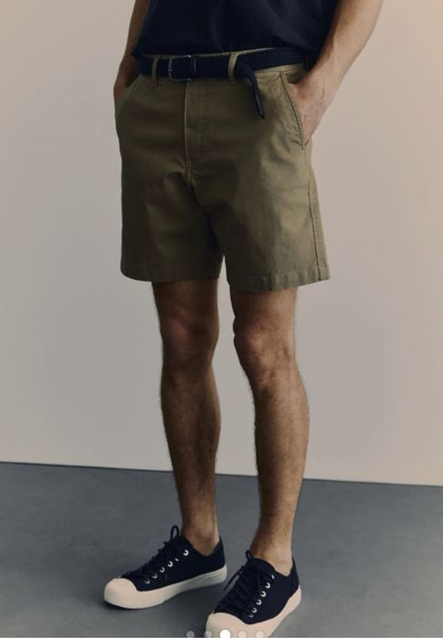 Шорты хаки H&M мужские