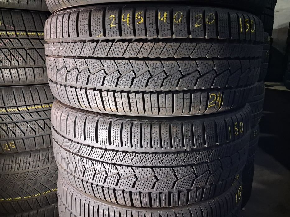 Разноширокий комплект 275/35; 245/40 R20 Continental Conti Winter TS 860S шини б/у зима