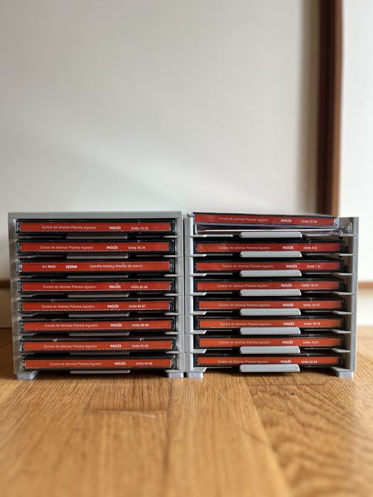 Curso ingles Planeta Agostini livros e CD’s