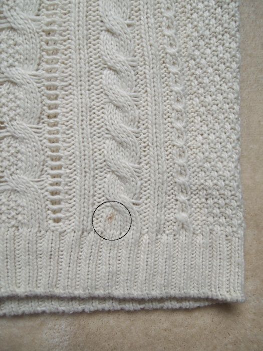 Kremowy sweter Atmosphere 44 XXL oversize 42 XL 40 38 sweterek ciepły