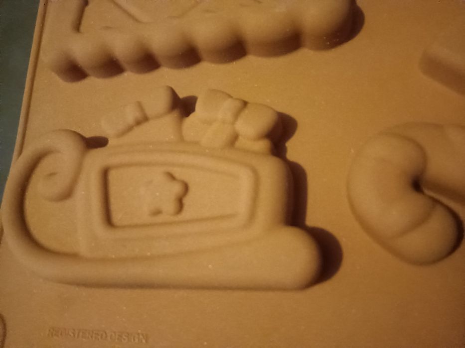 Formas chocolate silicone casas pai natal