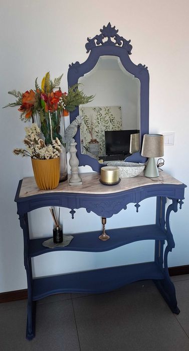 Consola tampo marmore