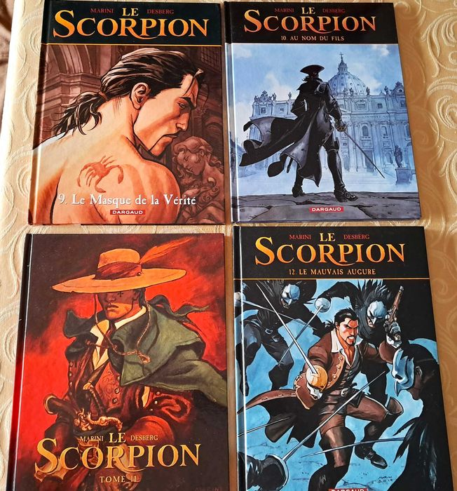 Livros BD - Desberg & Marini - Le Scorpion (edição em francês) - Primeiros 12 volumes