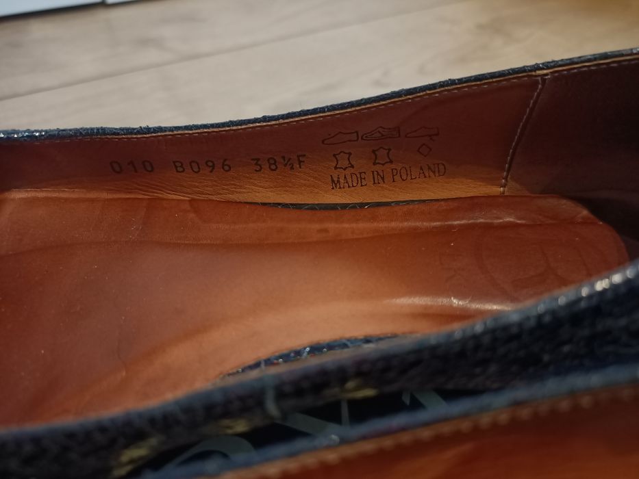 Półbuty Ryłko rozm. 38,5
