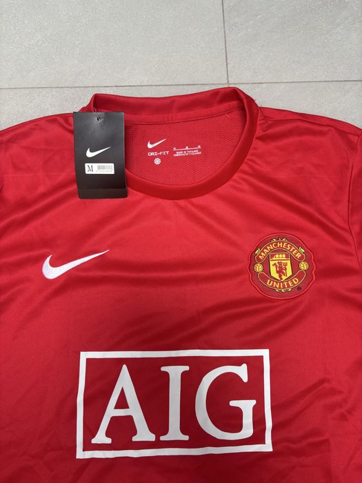 Czerwona koszulka pilkarska Nike Manchester United