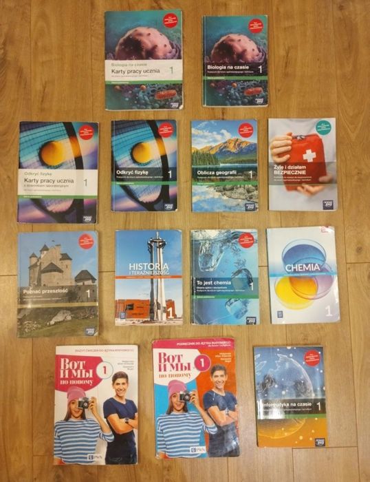 Podręczniki do klasy 1 liceum i technikum