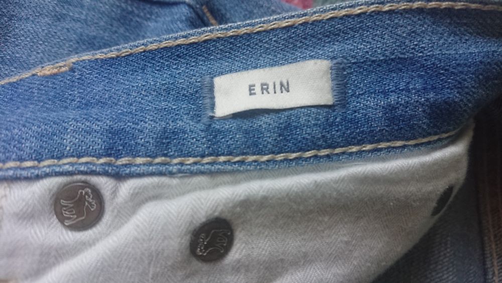 Spodenki jeans Abercrombie & Fitch model Erin denim A&F