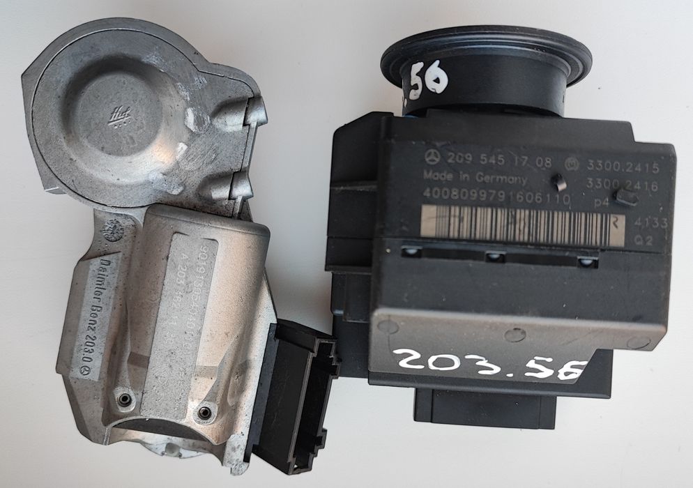 Замок зажигания + ключ + защёлка Mercedes