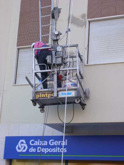 Plataforma Suspensa Baileu  3 Unid  Pintura de Edifícios Fachadas