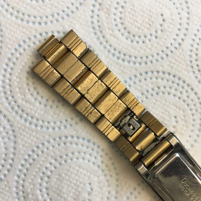 OMEGA Duchess USA 1/40 10K RGP Trim bransoleta używana, brak jednej końcówki