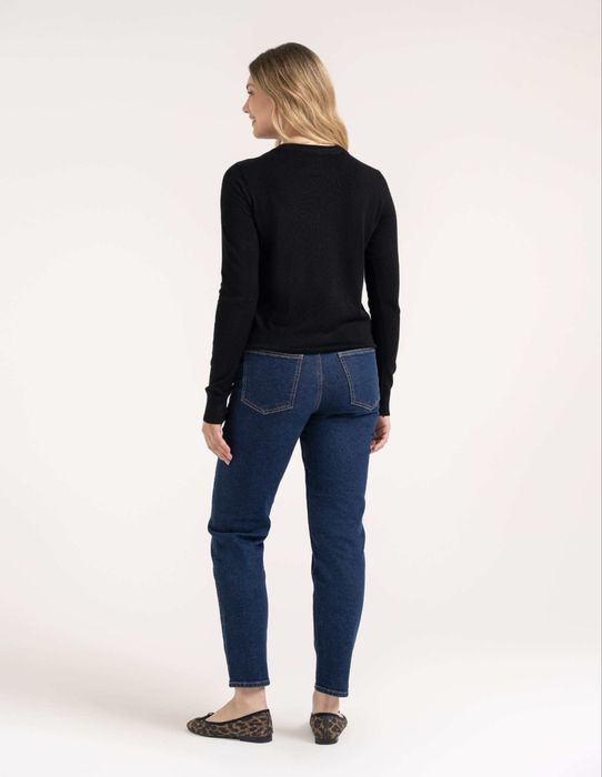 Sweter damski kardigan czarny L