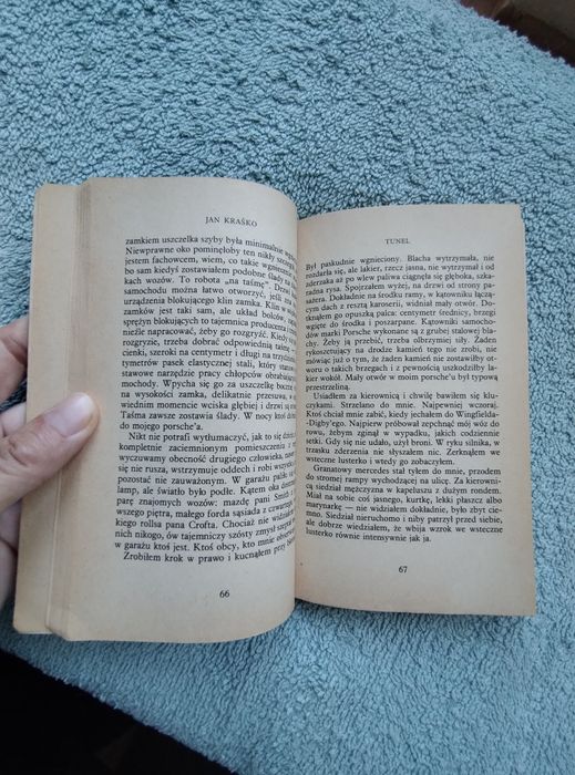 Thriller psychologiczny Tunel Jan Kraśko wydanie pierwsze wyd. GiG