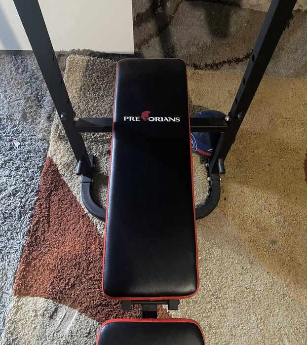 Ławka do ćwiczeń PRETORIANS 130kg + Ławka do brzuszków GRATIS