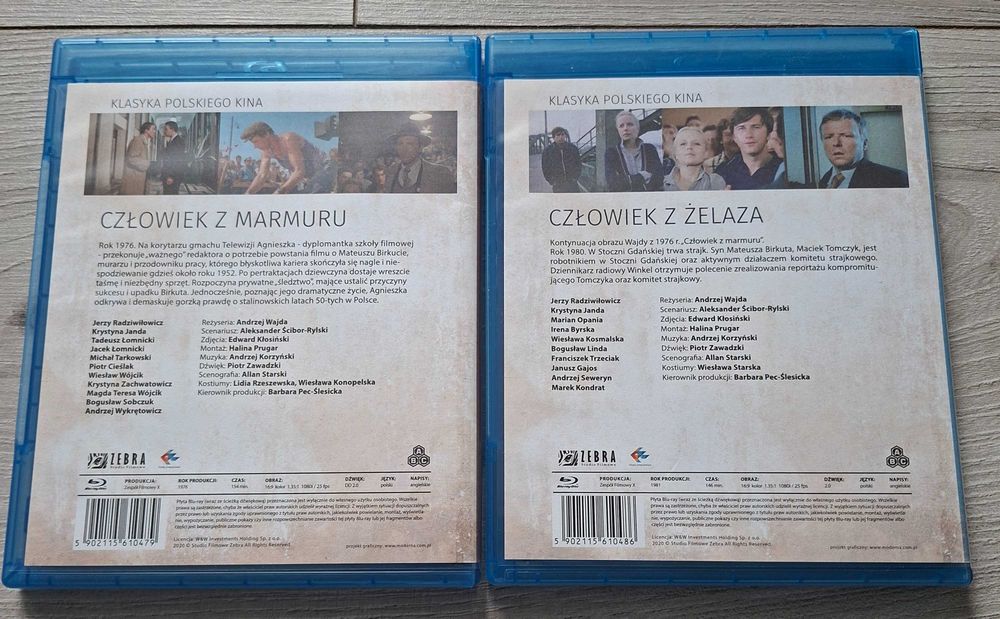 Człowiek Z Marmuru i Człowiek Z Zelaża - Blu-Ray