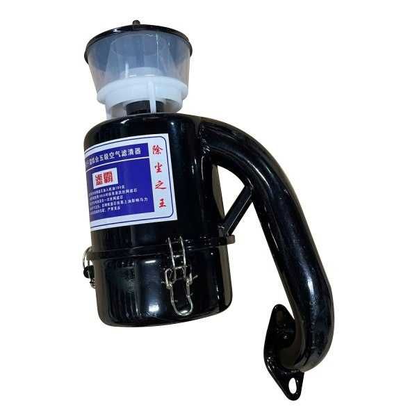 Повітряний фільтр 190 в зборі паперовий з масляною ванною на мотоблок