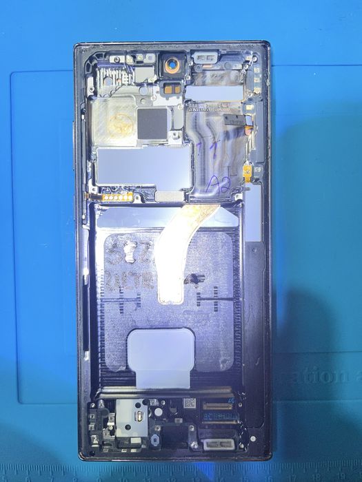Samsung S22 Ultra – ekran z ramką, oryginał, dotyk działa