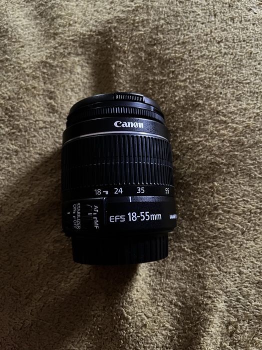 Canon ef-s 18-55.  3.5-5.6 is II
