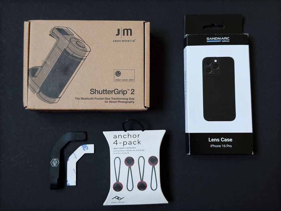 Shutter Grip для iPhone 16 17 pro Sandmarc Lens Case