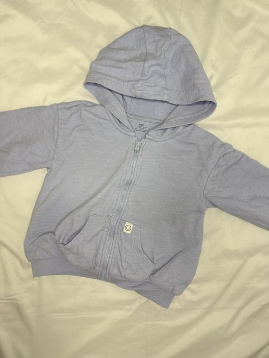 Liliowa bluza 98 M&S