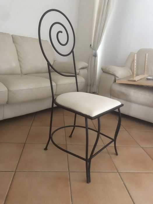 Chairs / Cadeiras ferro maciço