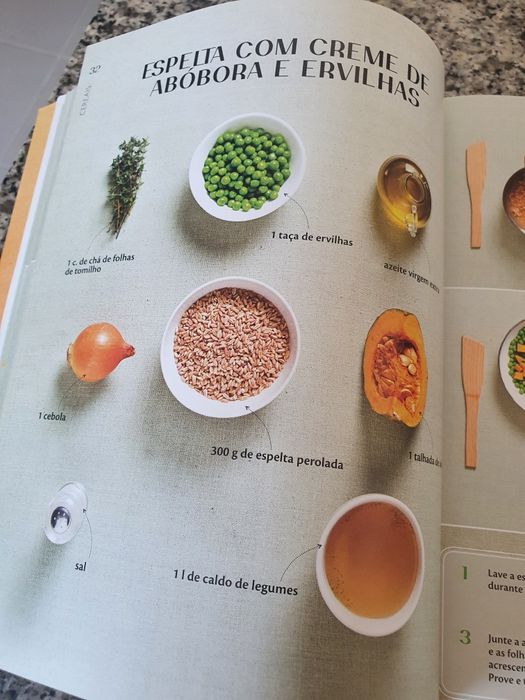 Livro de receitas vegetarianas