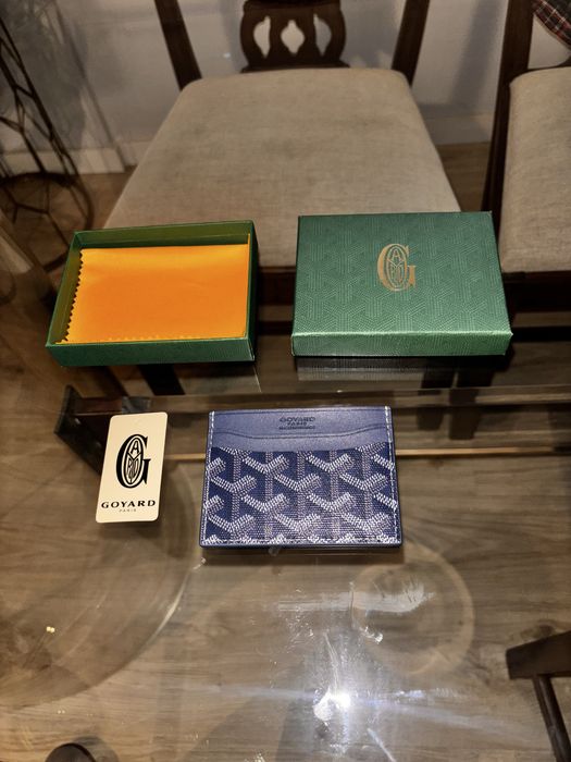 Goyard Porta cartões - Azul - Nunca usado