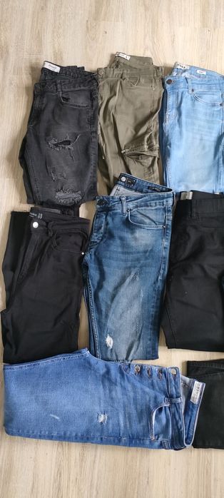Jeans jeansy denim 12szt M