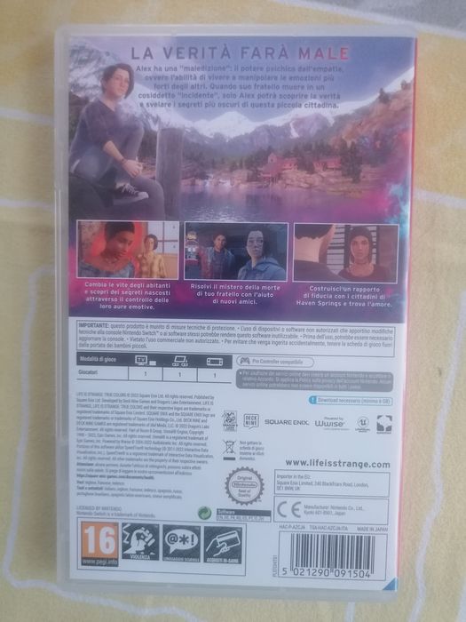 Life is strange True colors - switch
