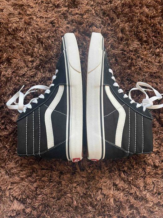 Венс Олд Скул 38 24 см Vans Old Skool Hi Black високі чорні