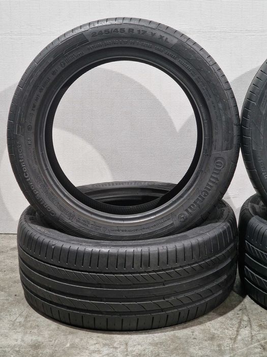 4 Pneus 245/45R17 CONTINENTAL Semi Novos