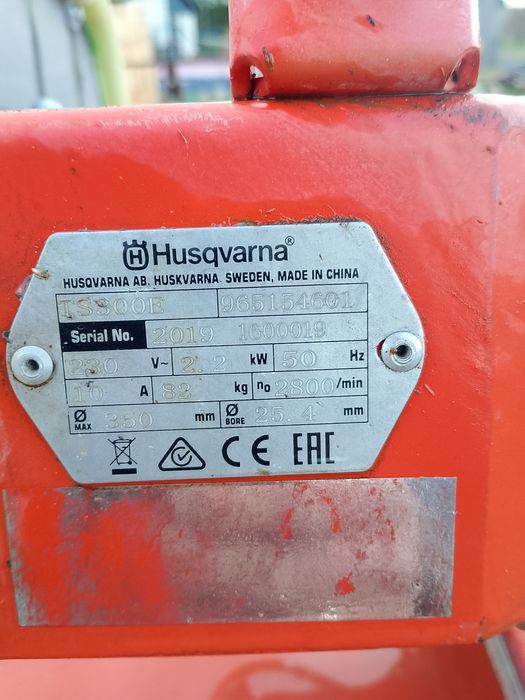 Stołowa przecinarka piła kostka brukowa elektryczna husqvarna