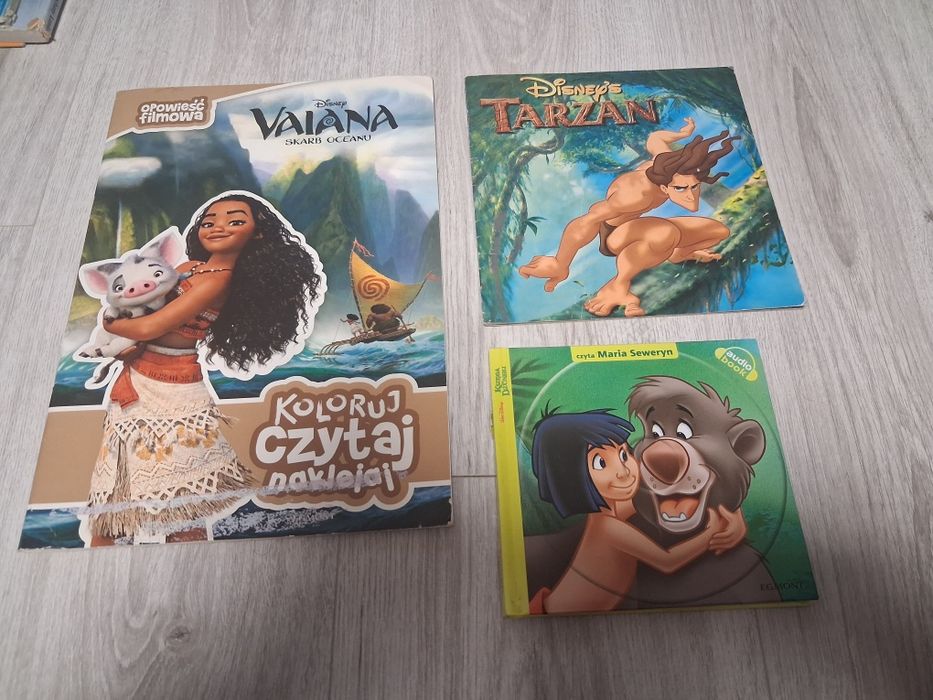 Disney Vaiana Tarzan Ksiega dzungli