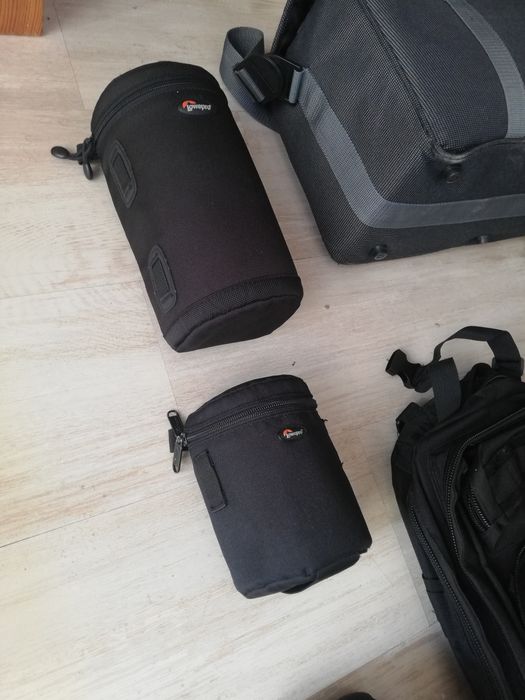 Várias malas/mochilas fotografia Lowepro e outras