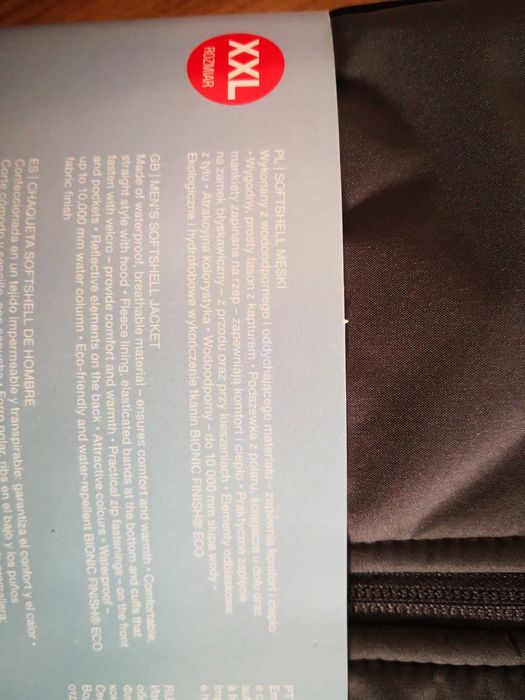 softshell męska roz XXL