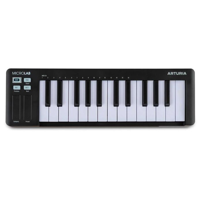 MIDI-клавіатура Arturia MicroLab mk3 (Black),(White)