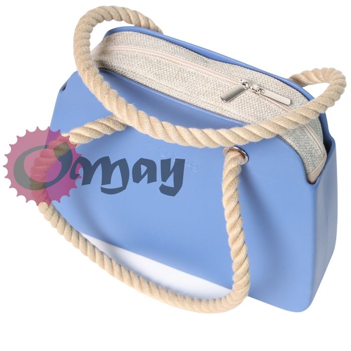 Elegancki organizer OBAG REVERSE beżowy - efektowna struktura VIP OMAY