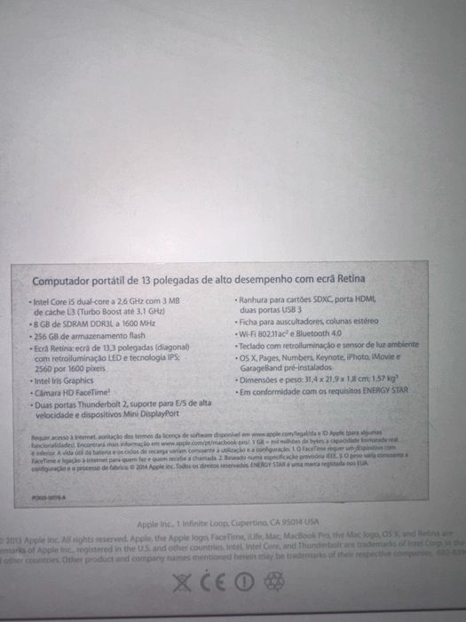 Macbook Pro 13 em ótimo estado