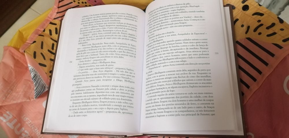 Livro Brisingr/ livro caderneta Notas Moedas