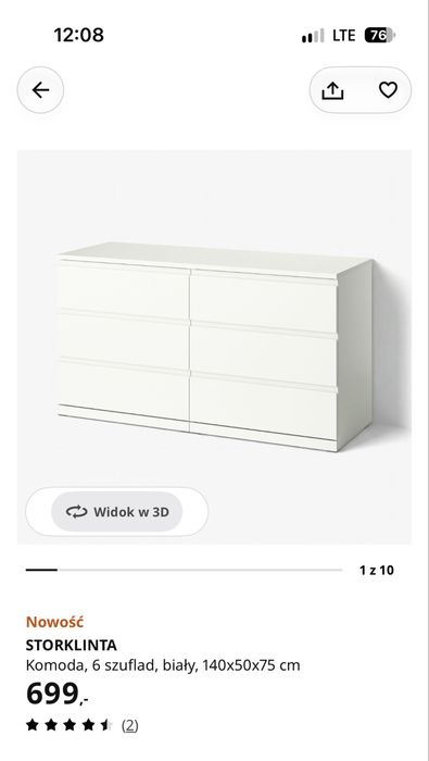 Komoda Malm Ikea