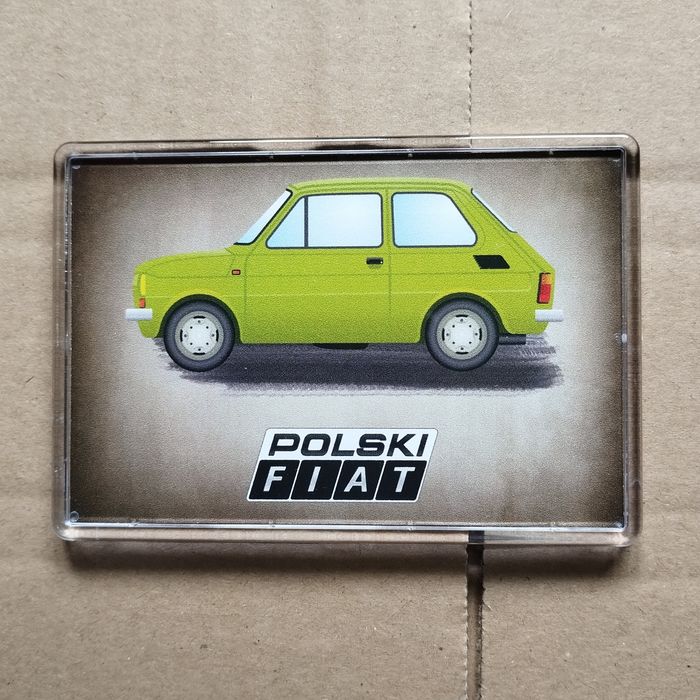 Magnes na lodówkę polski Fiat 126p maluch